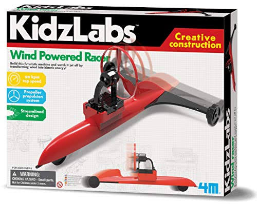 4m Wind Powered Racer from KidzLabs Build A Futuristic Machine