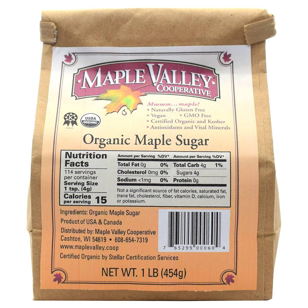 Maple Valley Cooperative 235618 Maple Sugar 1 lb. Bag