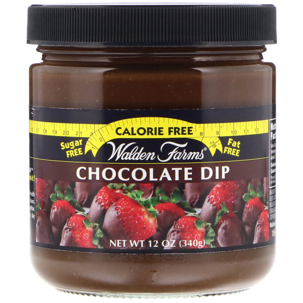 Walden Farms Calorie Free Dessert Dip, Chocolate - 12 oz jar
