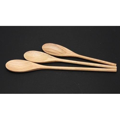 Chef Craft Wooden Spoons - Solid, 3pcs
