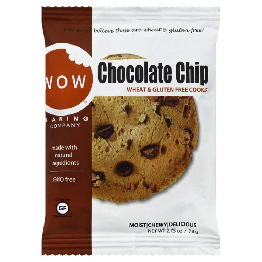 Wow Baking Cookie - Wheat and Gluten Free, Chocolate Chip, 2.75oz