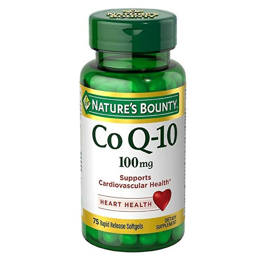 Nature's Bounty Coq10 Rapid Release Dietary Suppplement Softgels - 75ct