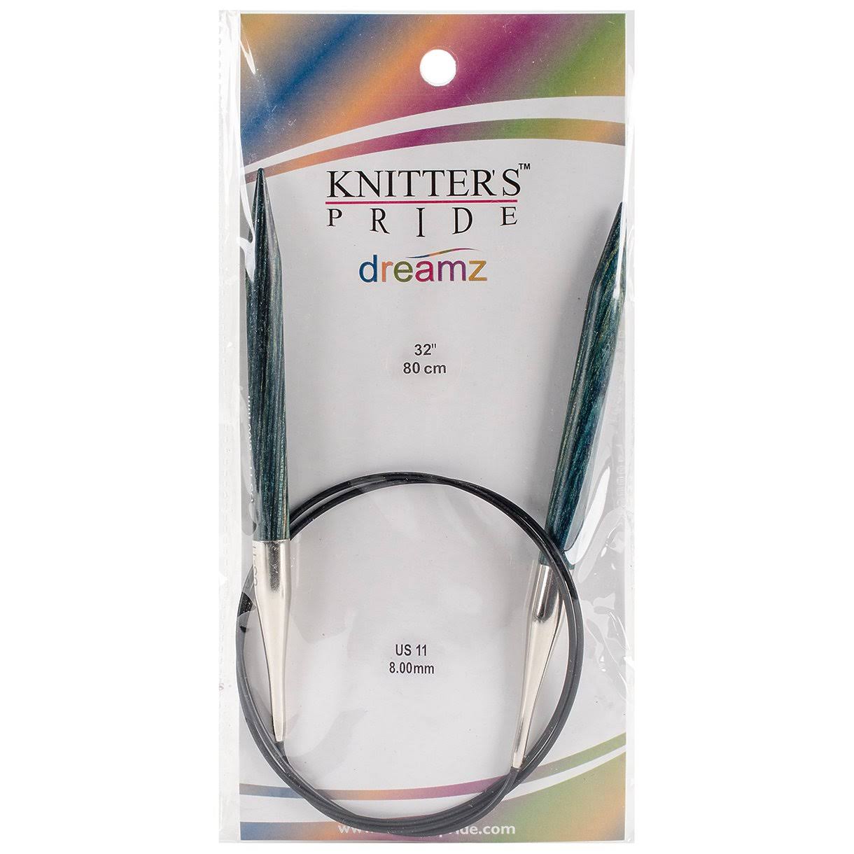 Knitters Pride Dreamz Circular Knitting Needles - 32", Size 11, 8mm