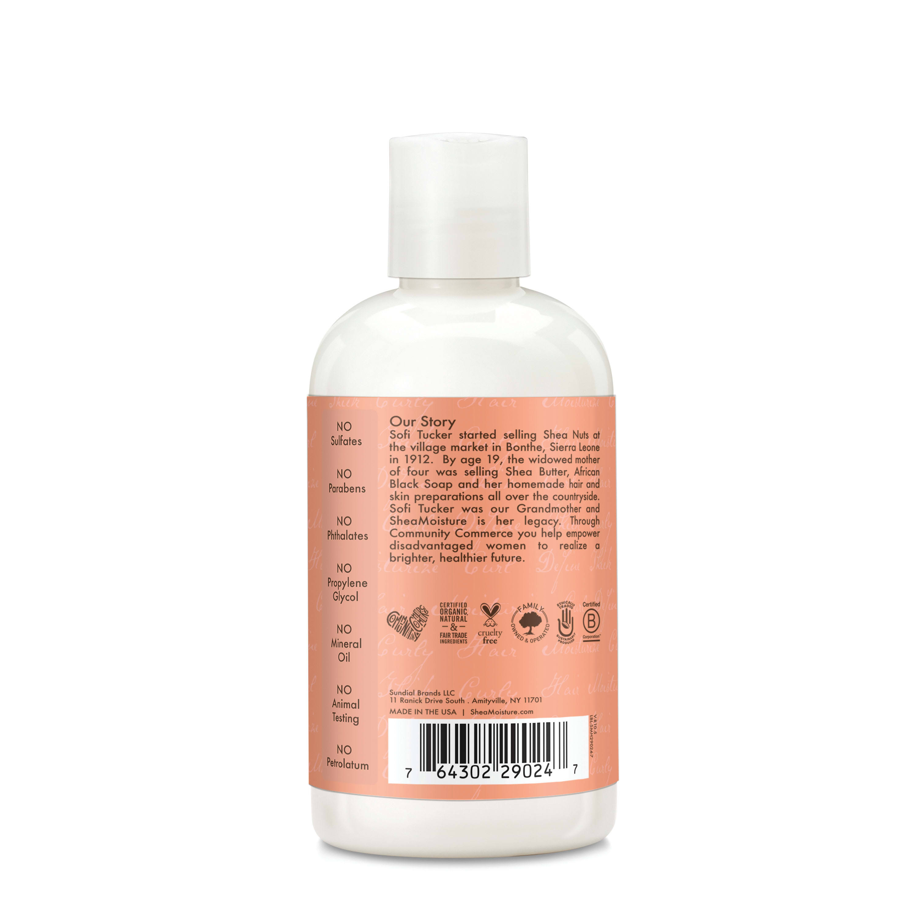 Shea Moisture Coconut and Hibiscus Curl and Style Milk - with Silk Protein and Neem Oil, 8oz