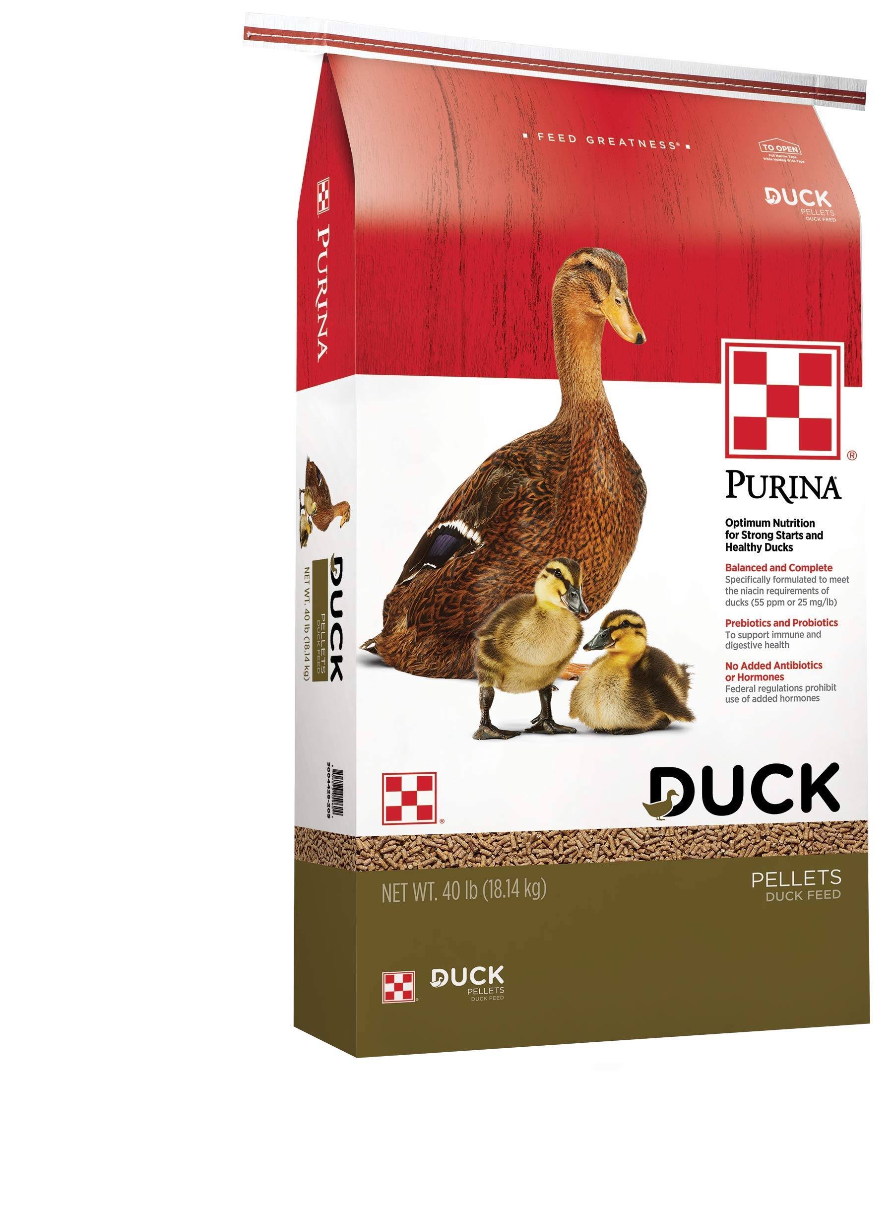 Purina 3004428-205 Livestock Food & Health Supplies 40 Pounds Pellet Duck Feed