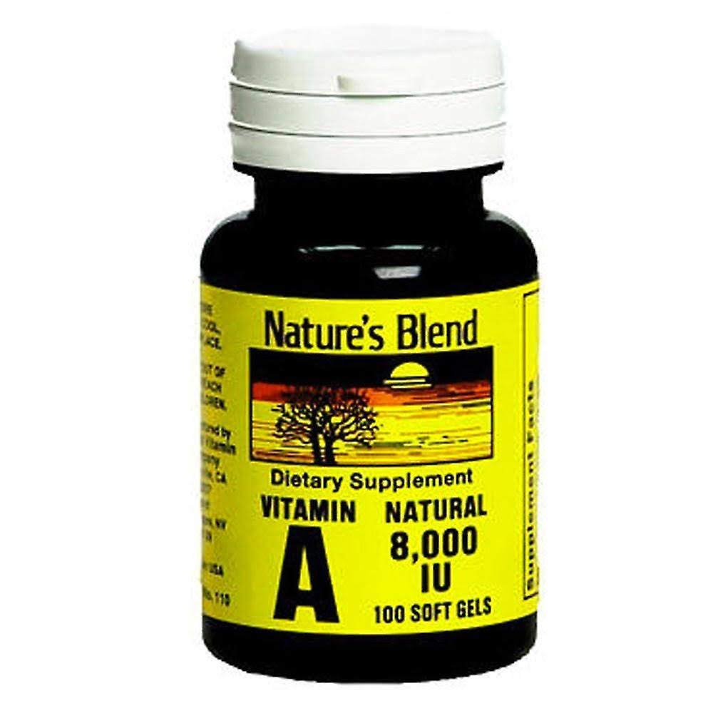 Nature's Blend Vitamin A Dietary Supplement - 8000 IU, 100ct