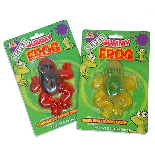 Albert's Super Gummy Frog Gummy Candy 5.29 oz.