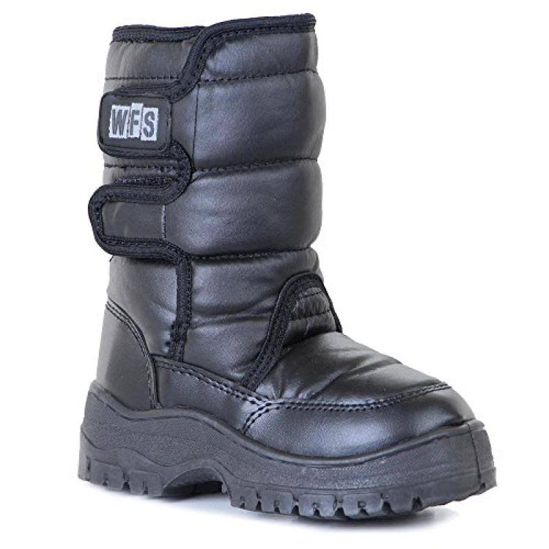 WFS Black Snowjogger Deluxe After Snow Boot Kids 1