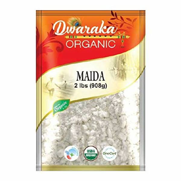 Dwaraka Organic All Purpose Flour Refined Wheat Flour Maida (2 LB / 90