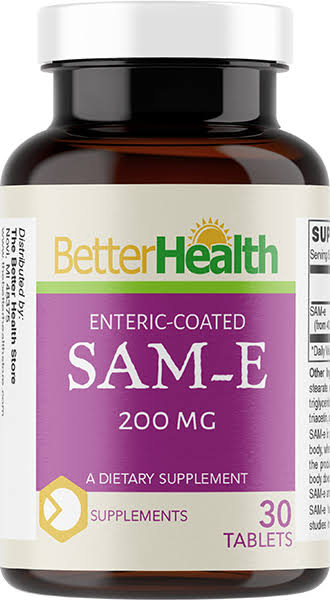 True Fit Vitamins Enteric-Coated Sam-e 200mg Dietary Supplement - 30 Tablets