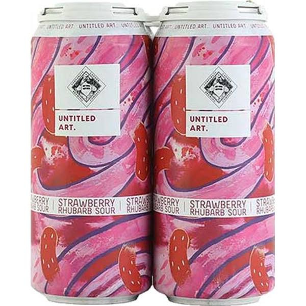 Untitled Art/Corporate Ladder Strawberry Rhubarb Sour - 16oz Can