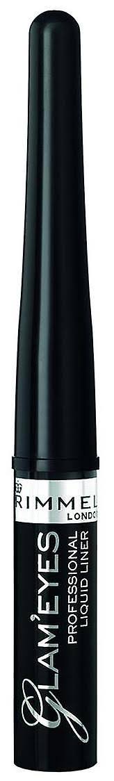 Rimmel Glam Eyes Professional Liquid Liner - 001 Black Glamour, 3.5ml