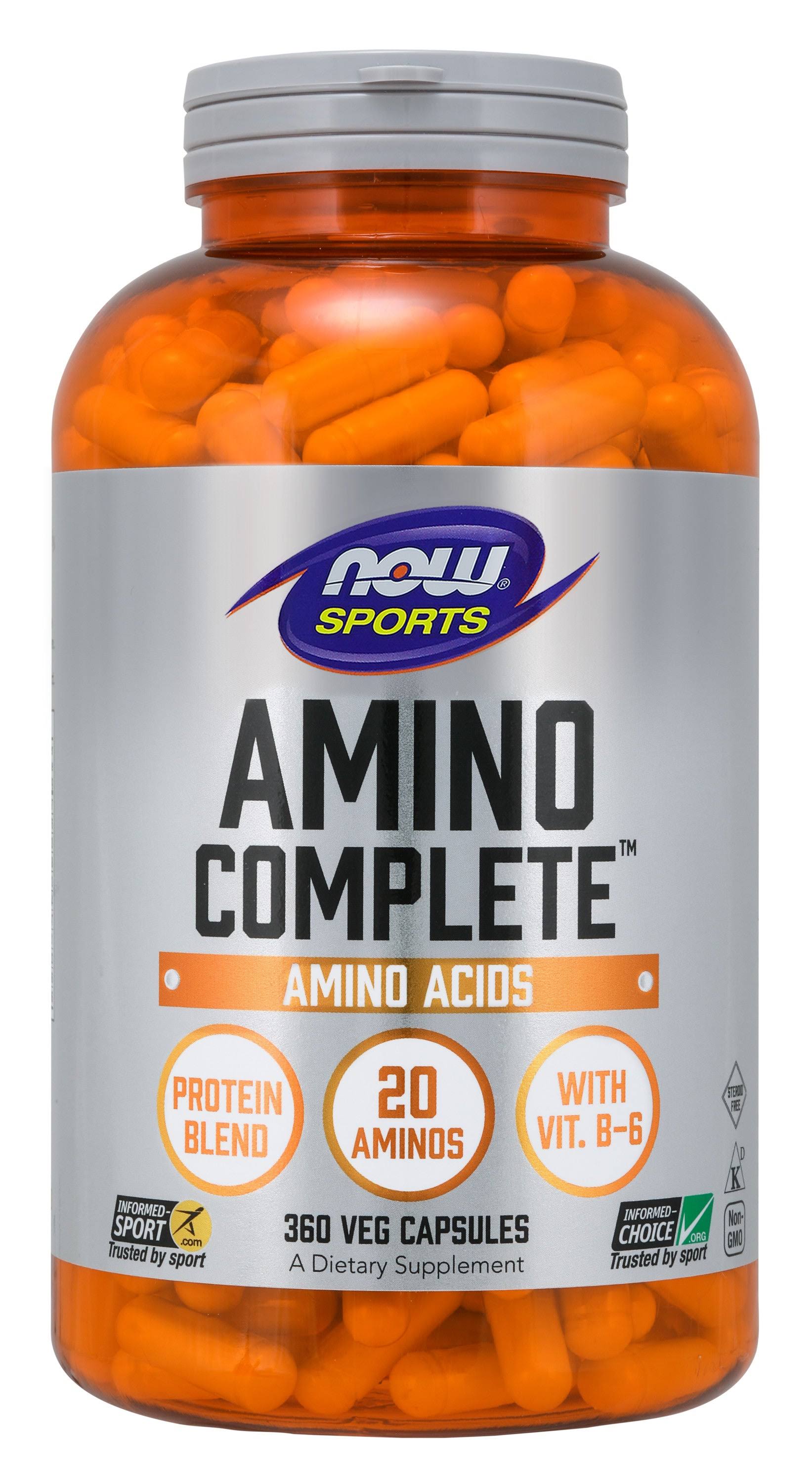 Now Foods Amino 750mg Complete Dietary Supplement - 360 Capsules
