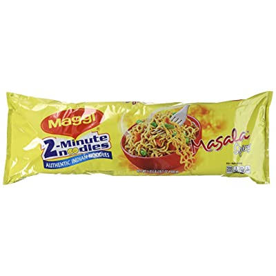 Maggi 2-Minute Noodles Authentic Indian Noodles Masala Spicy 8-Pack