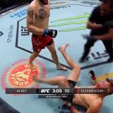 UFC Vegas 59 highlights: Michal Oleksiejczuk bloodies Sam Alvey with early TKO finish