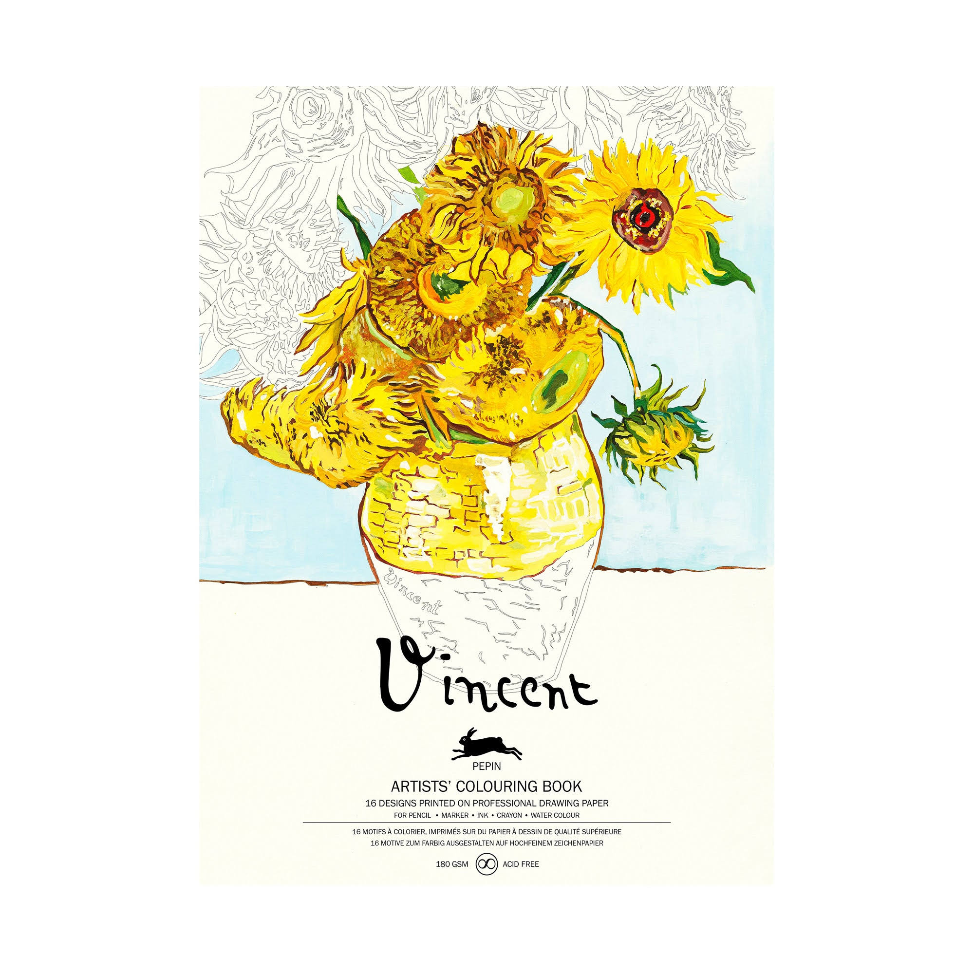 Pepin Press - Artists' Colouring Book: Vincent van Gogh