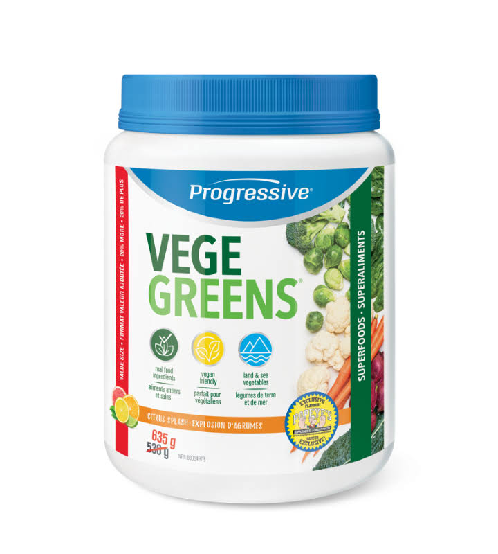 Progressive VegeGreens - 610g, 72 Servings, Regular