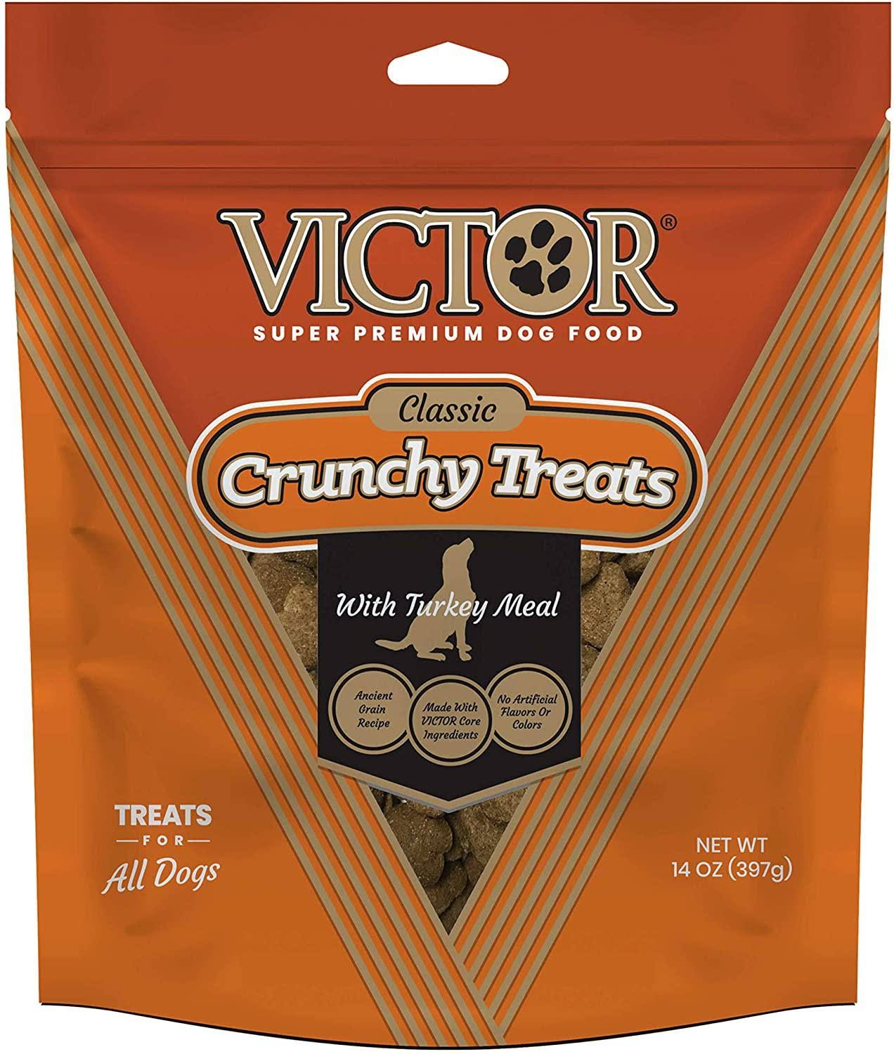 Victor Crunchy Dog Treats with Turkey Meal - 14 oz
