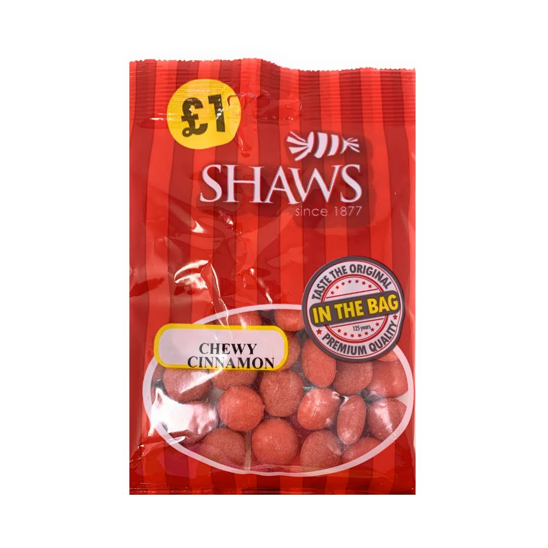 Shaws Bagged Sweets Chewy Cinnamon