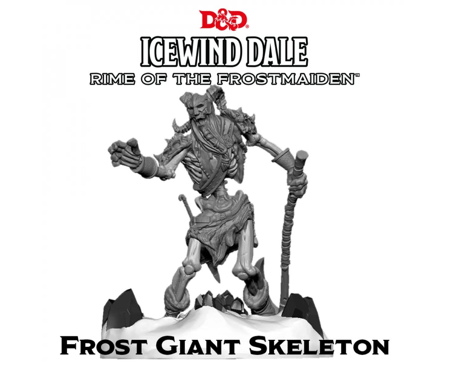 D&D Icewind Dale Rime of The Frostmaiden Frost Giant Skeleton