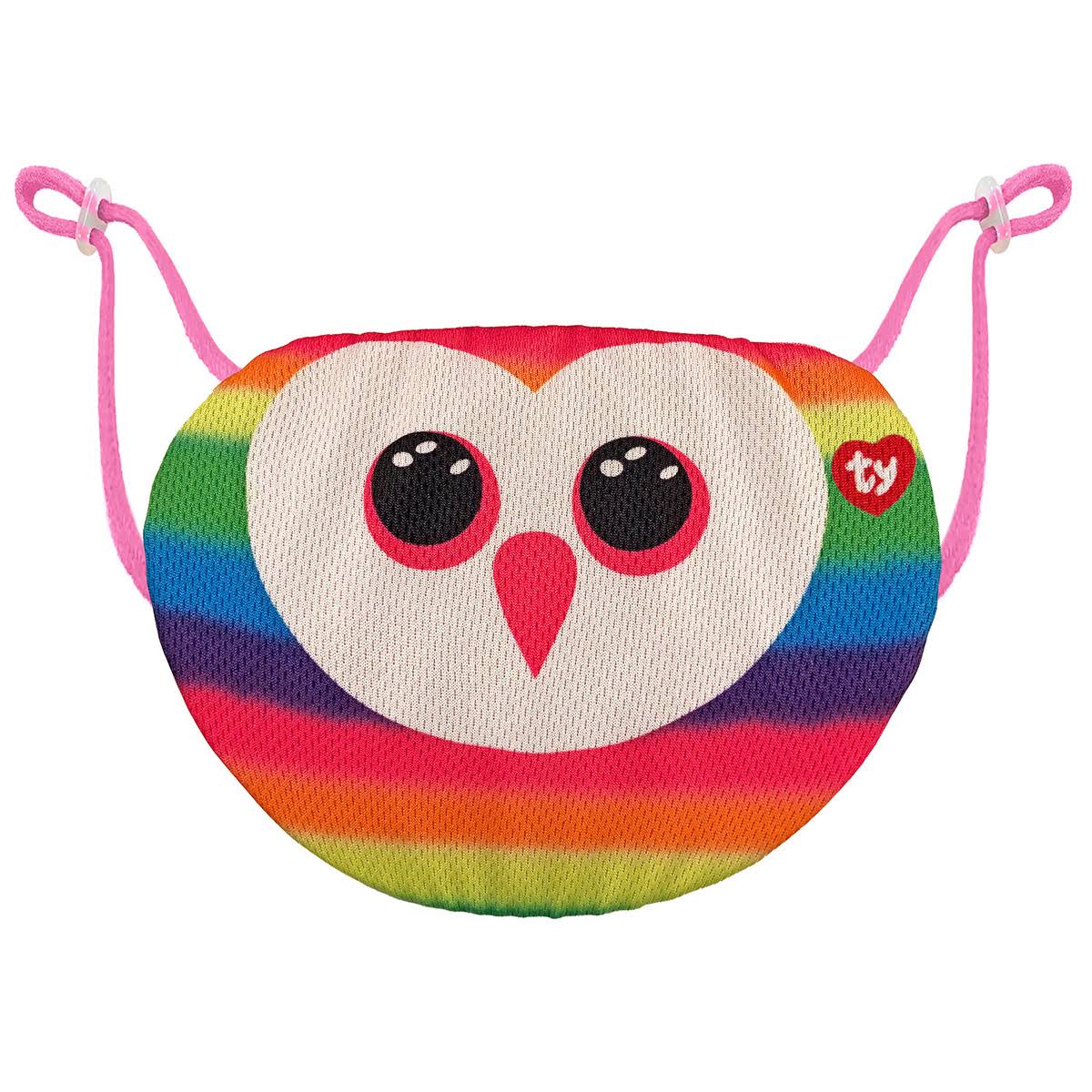 TY Owen Owl Face Mask Cover