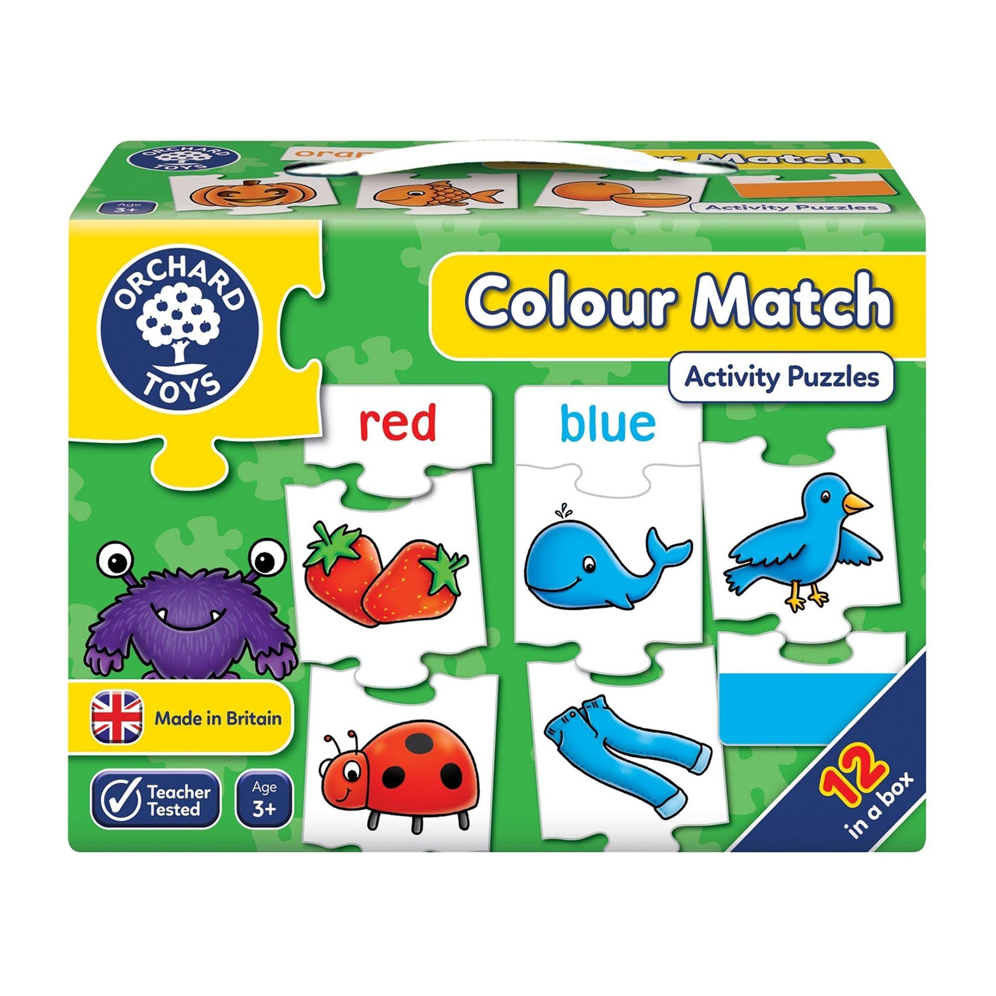 Orchard Toys Colour Match Puzzle - 12pcs