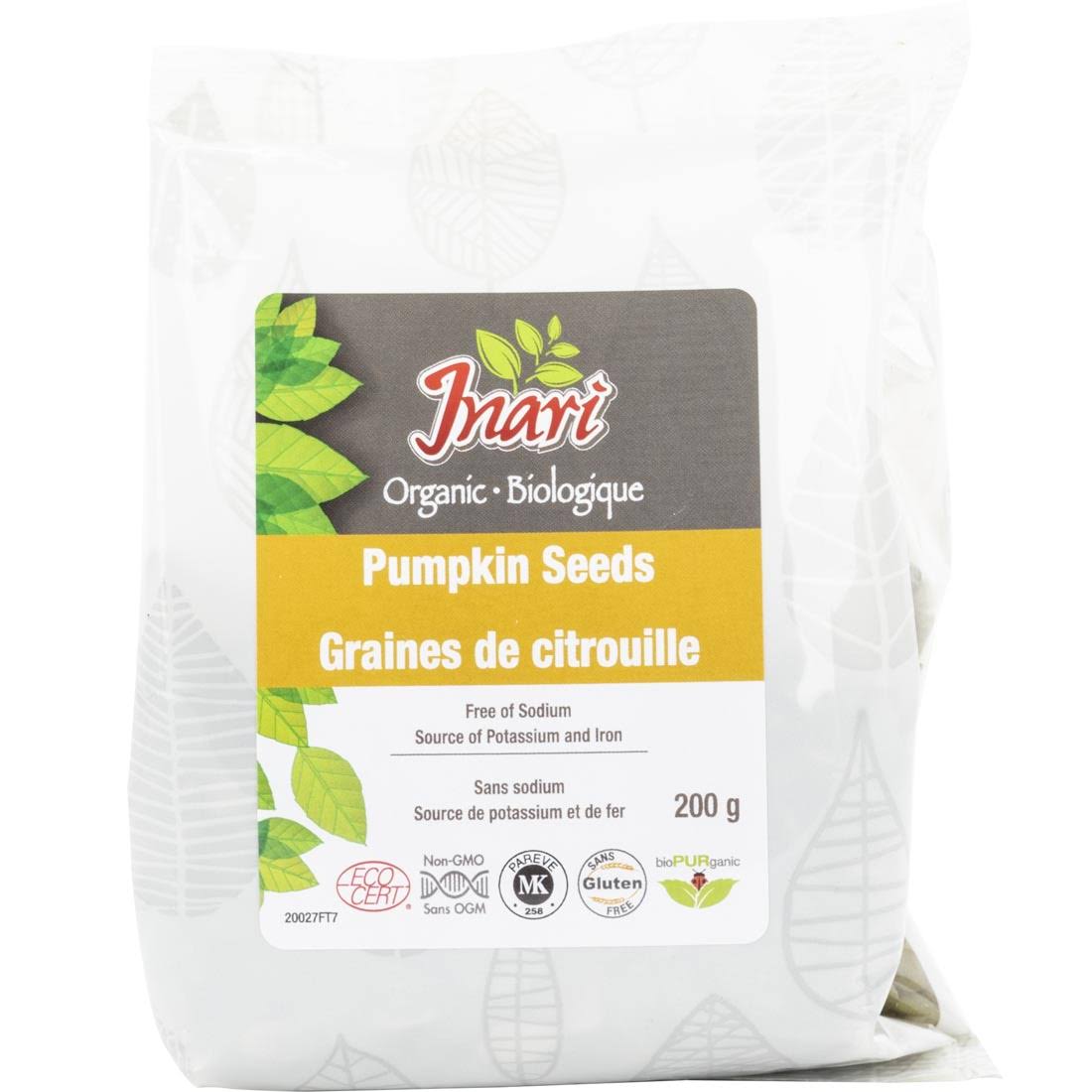 Inari Organic Pumpkin Seeds - 200 g