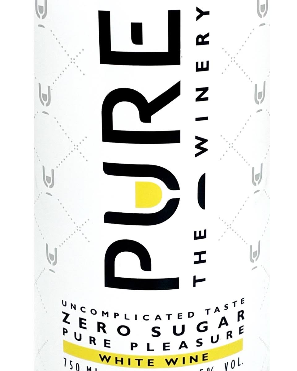 Pure The Winery Zero Sugar White Wine - 750 ml