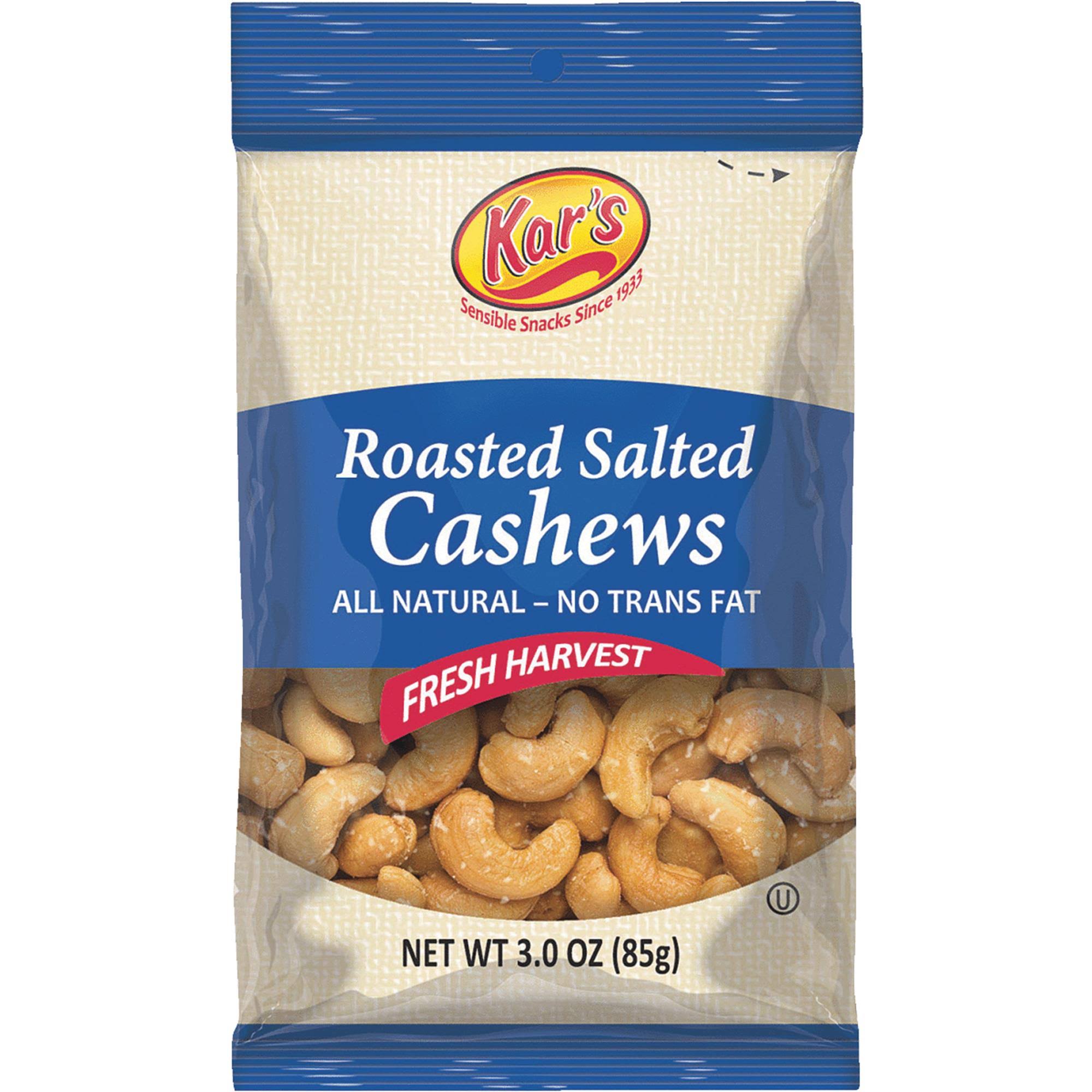 Kar's Cashew Nuts - Roasted Salted, 85g