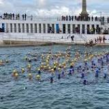 Hundreds attempt to break synchronised swim record
