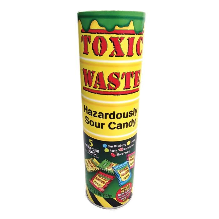 Toxic Waste Hazardously Sour Candy 9" Tube
