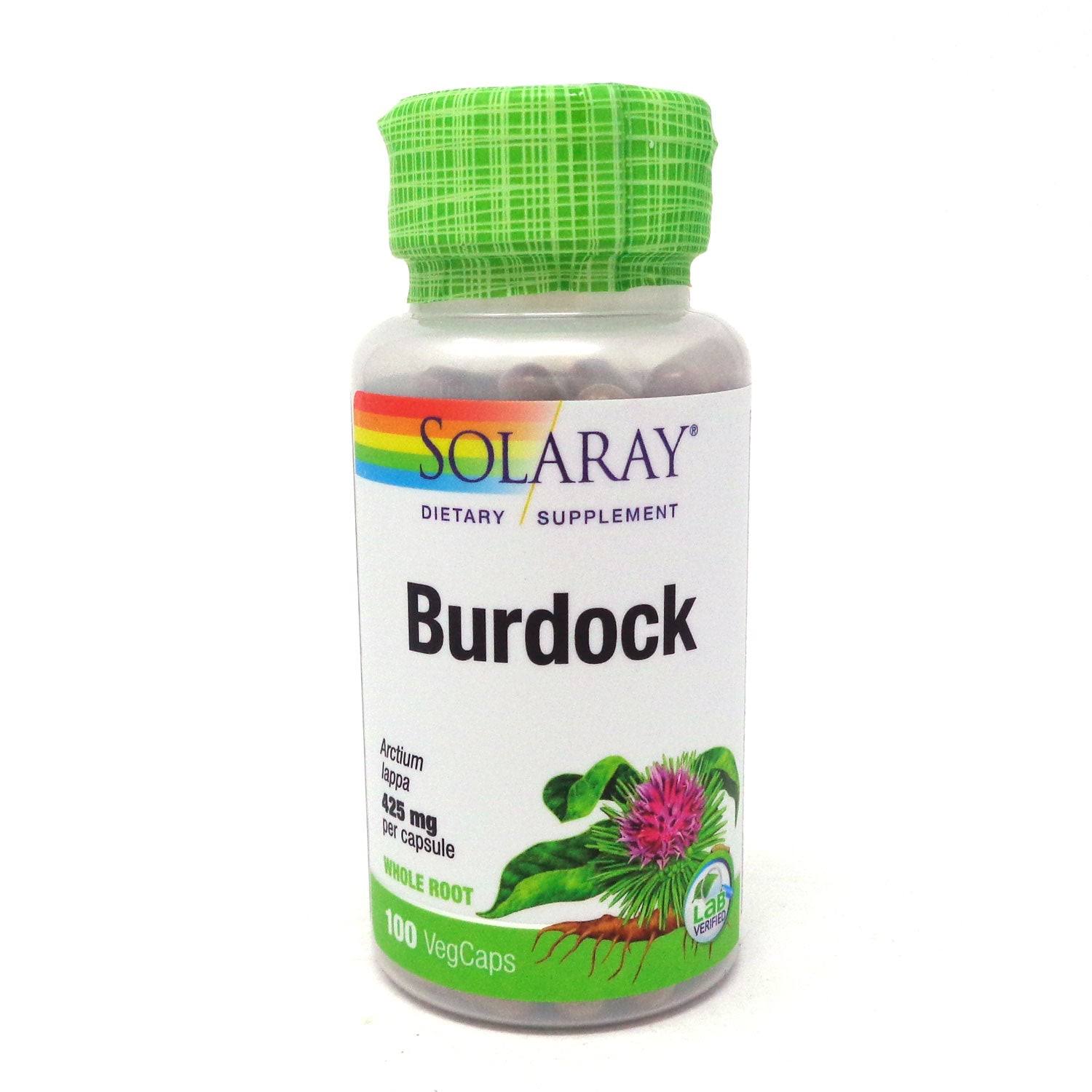 Solaray Burdock - 425mg, 100 Capsules