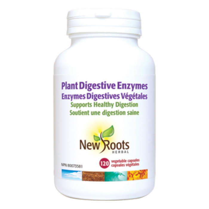 New Roots Plant Digestive Enzymes - 120 Capsules