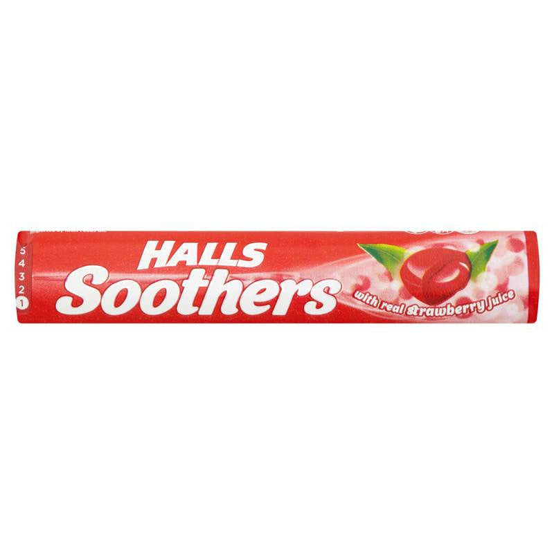 Halls Soothers Sweets - Strawberry, 45g