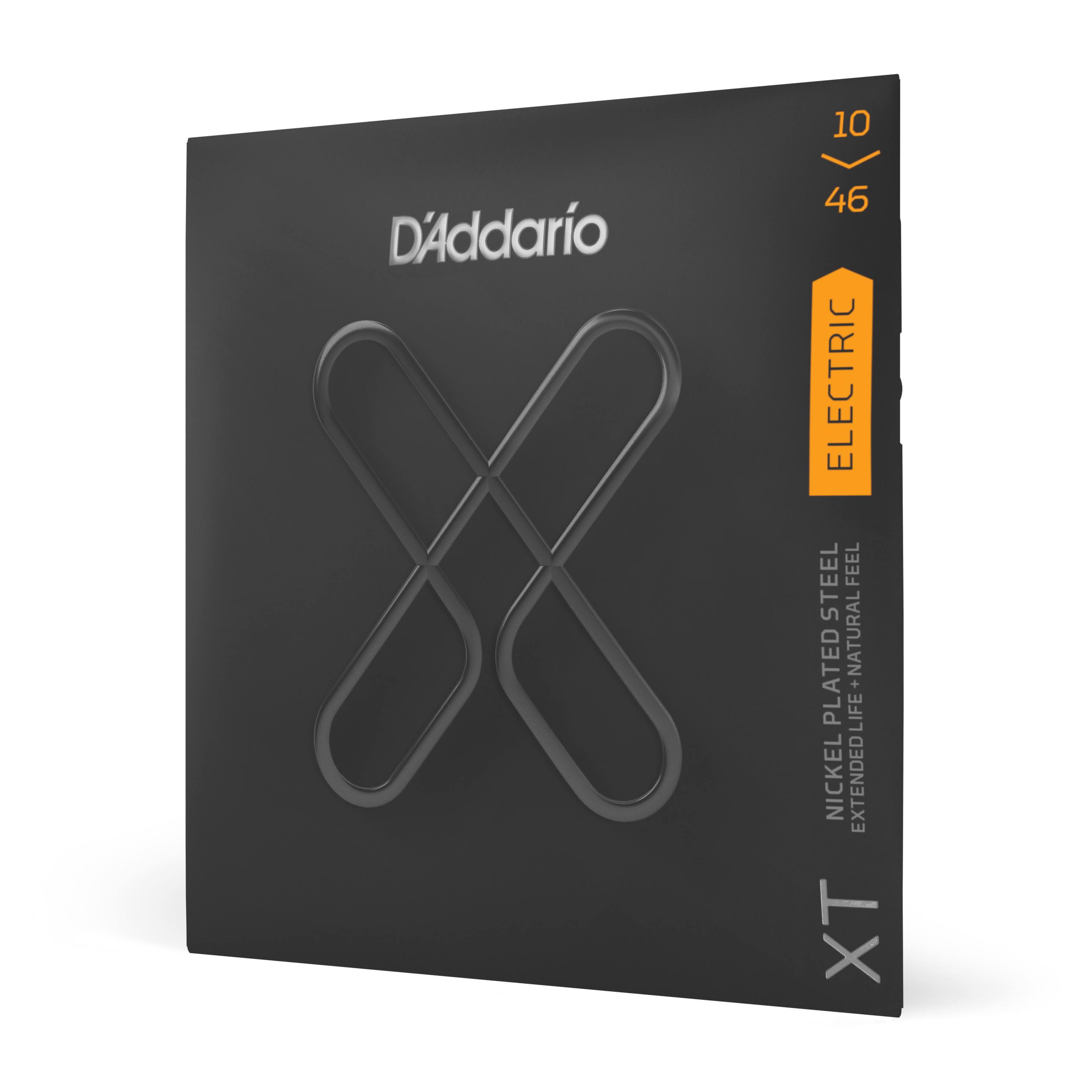 D'Addario XT Series Electric Guitar Strings - Nickel, Size 10-46