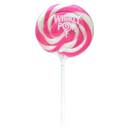 Adams & Brooks Pink And White Whirly Pop Multicolor