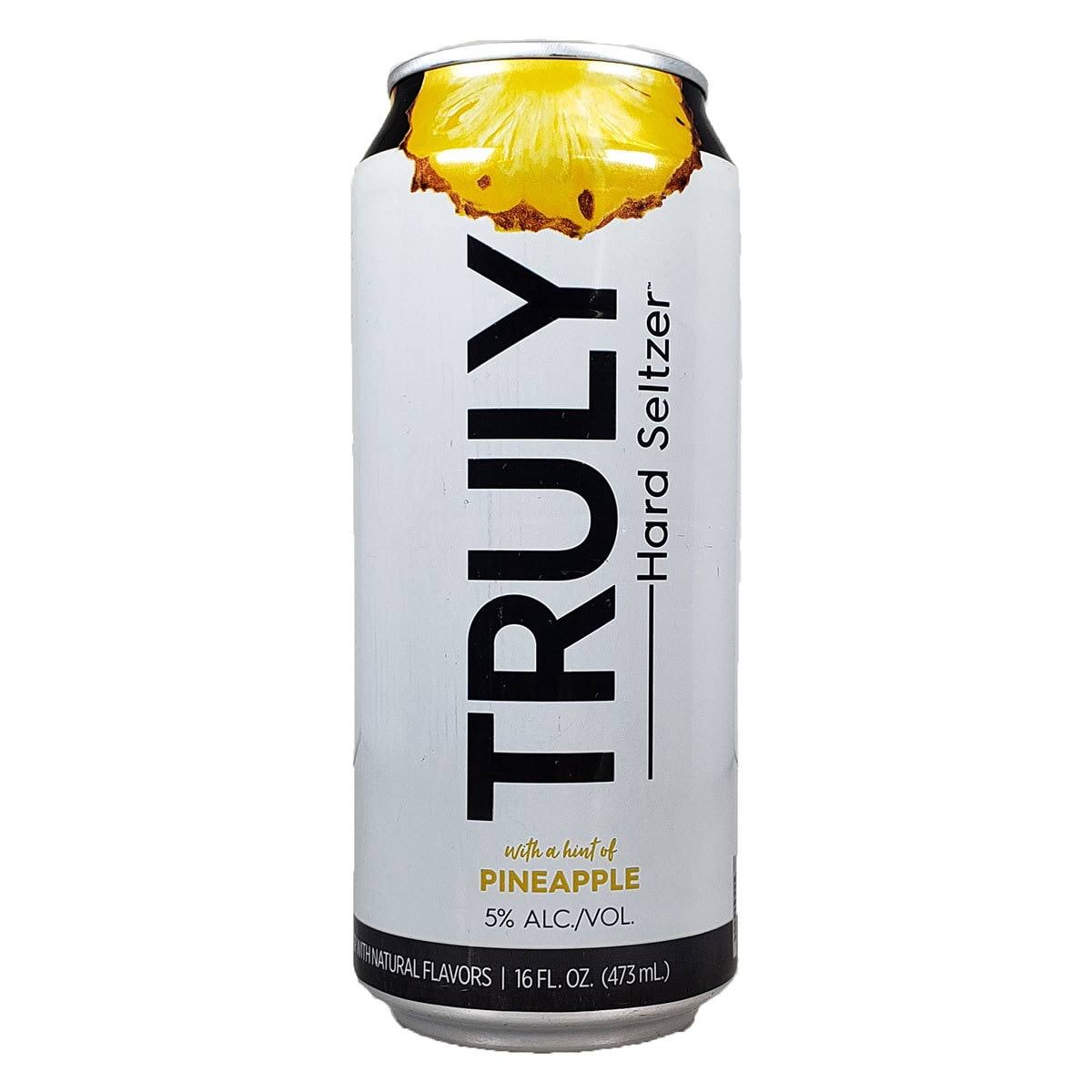 Truly Pineapple Hard Seltzer 16oz Can