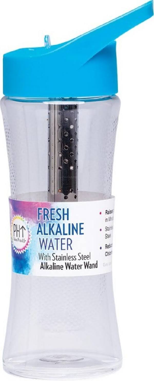 Fresh Alkaline Water Bottle with Stainless Steel Water Wand Blue - 700 ml.
