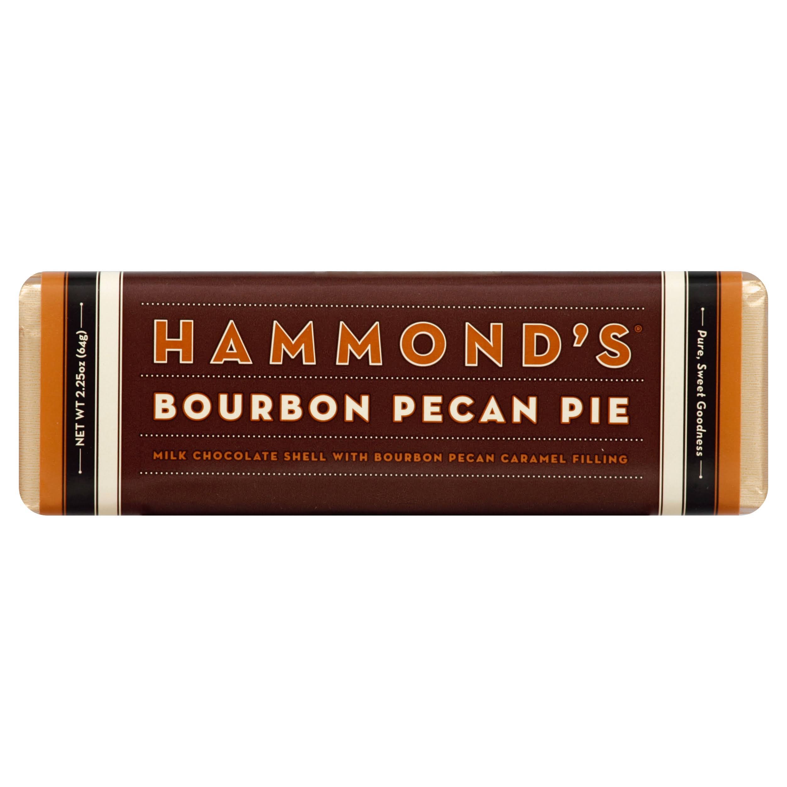 Hammond's Bourbon Pecan Pie Milk Chocolate Candy Bar 64 g