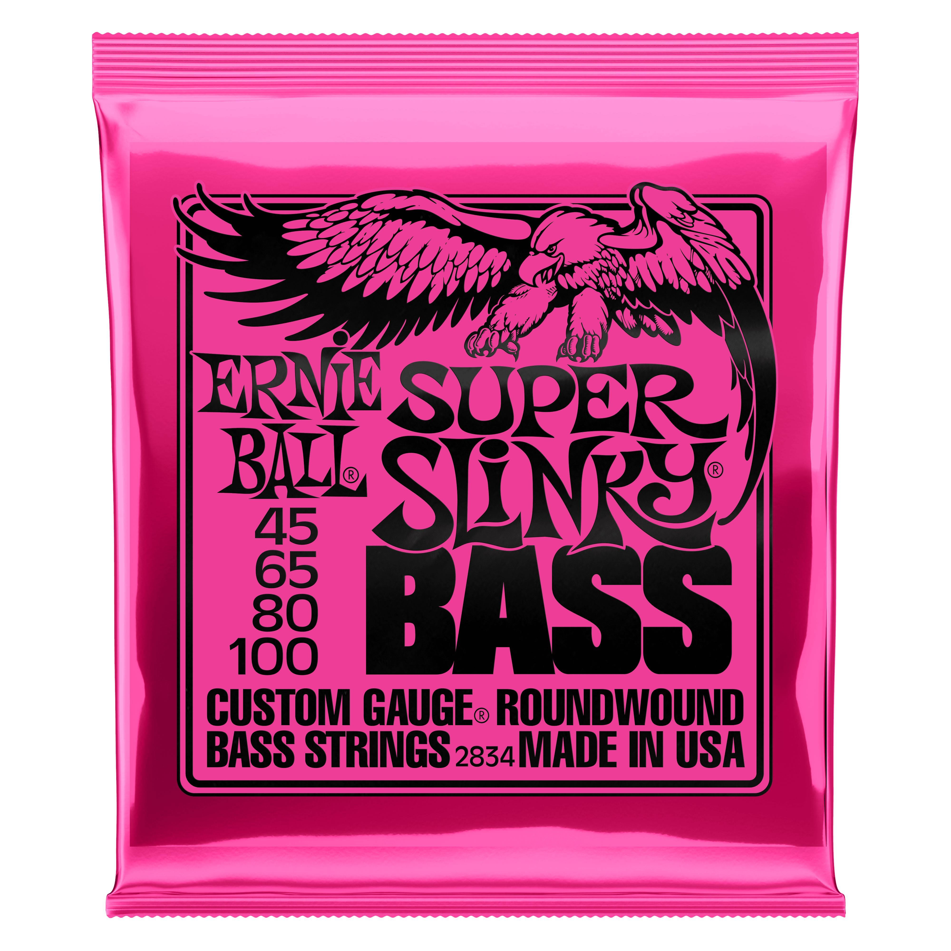 Ernie Ball Super Slinky Bass Strings - Roundwound