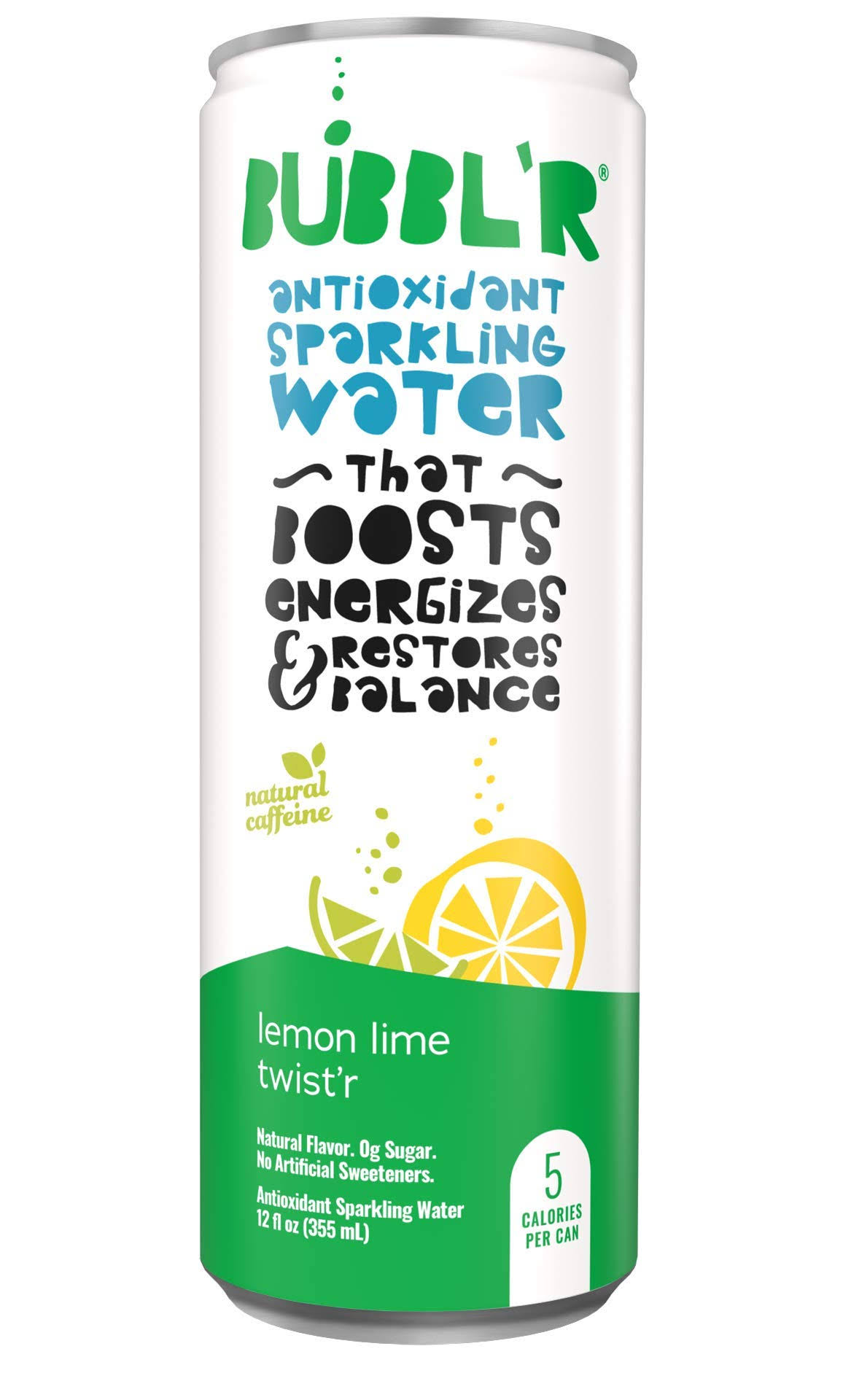 Bubbl'r Lemon Lime Twist'r Antioxidant Sparkling Water - 12 fl oz
