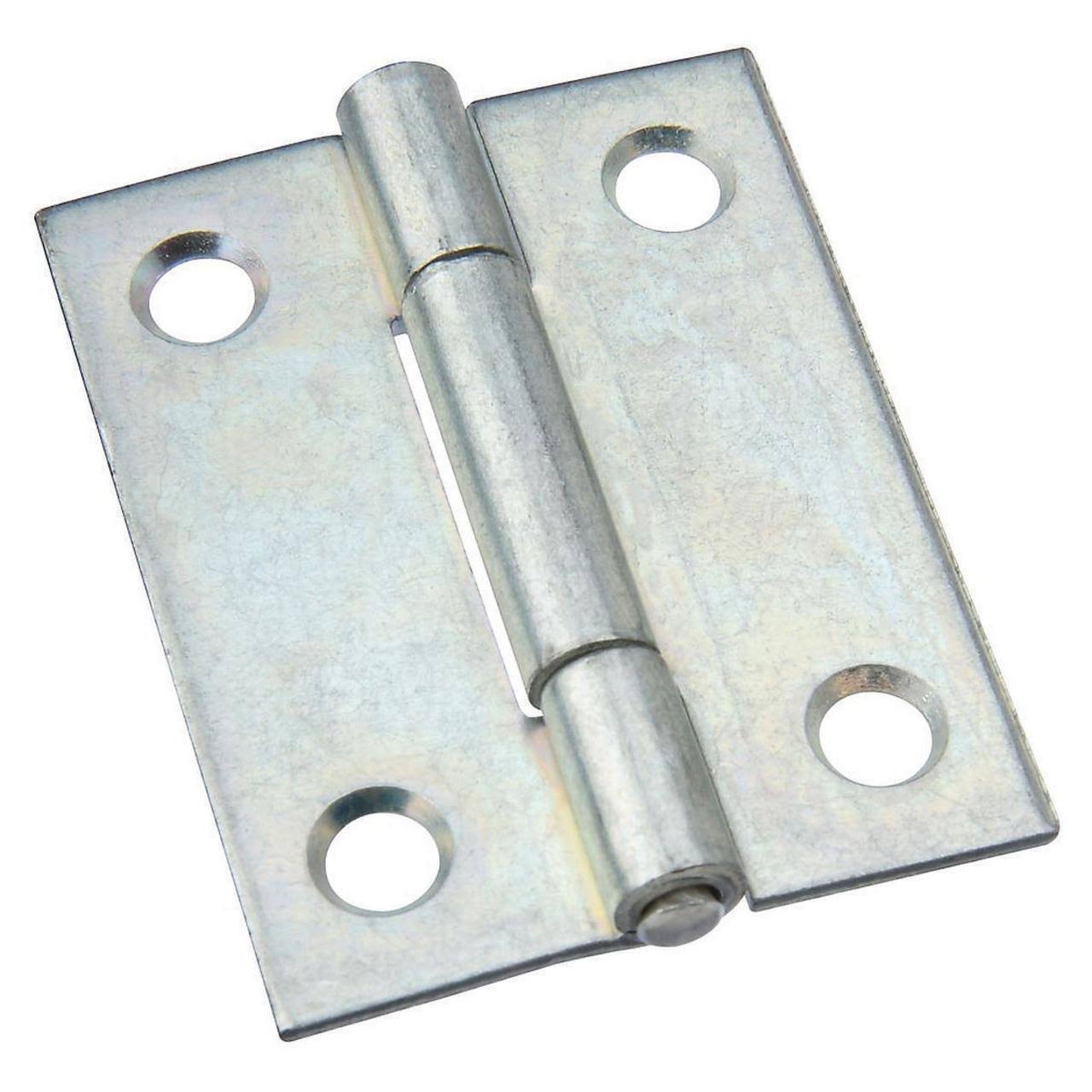 National Hardware N146-142 Non-Removable Pin Hinge - Zinc Plated, 2"