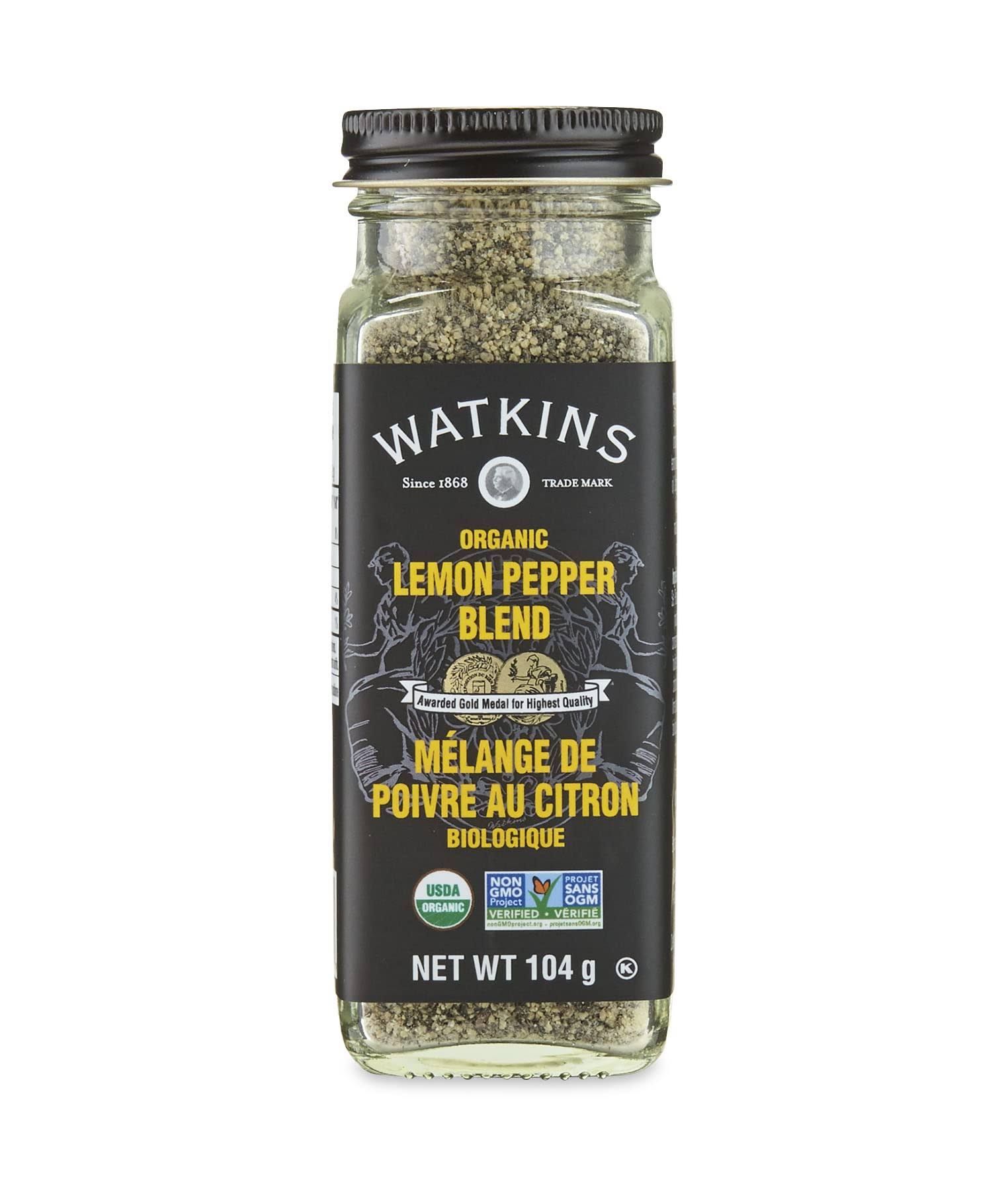 Watkins Organic Lemon Pepper Blend 104g