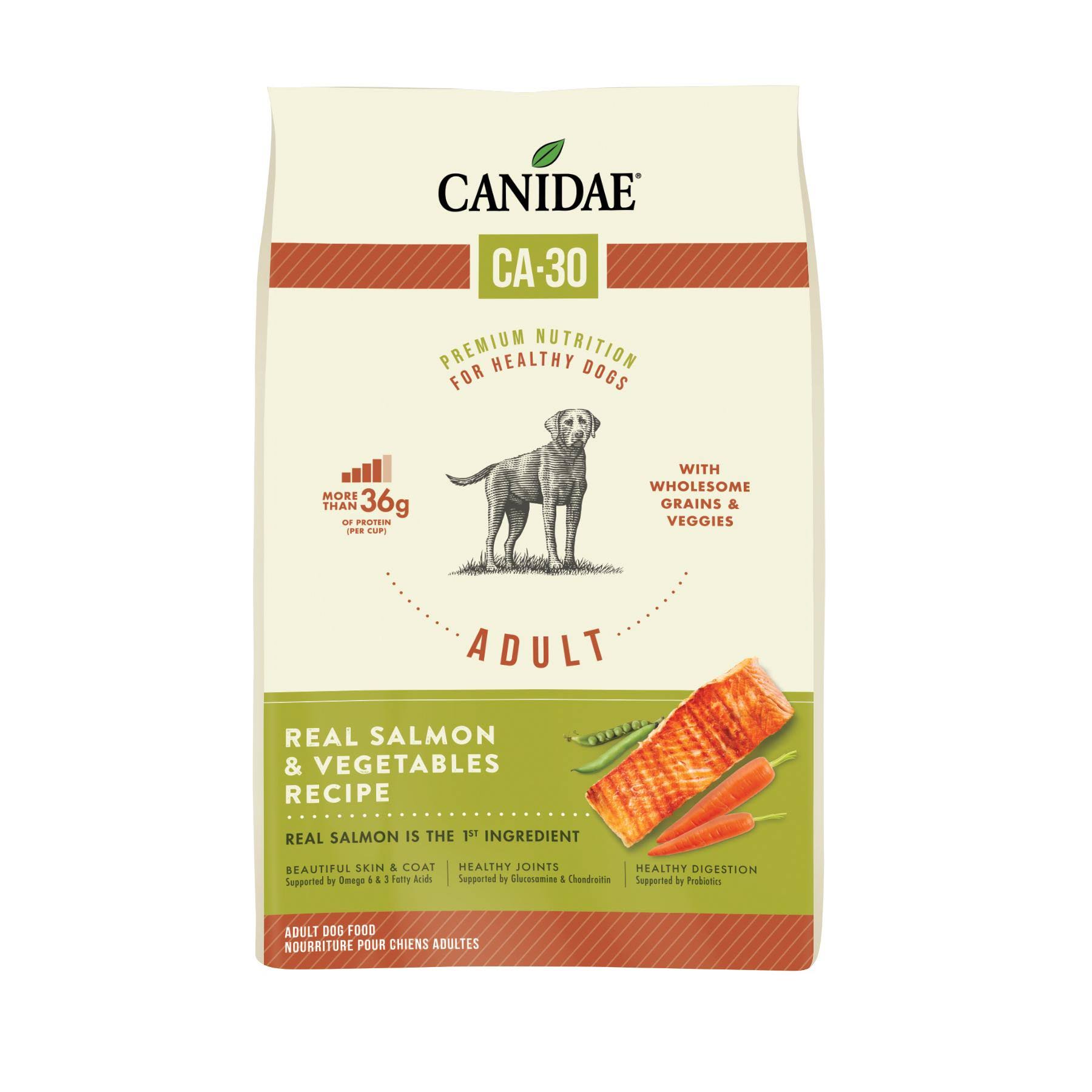 Canidae CA-30 Real Salmon Peas & Carrots Recipe Dry Dog Food 25lbs