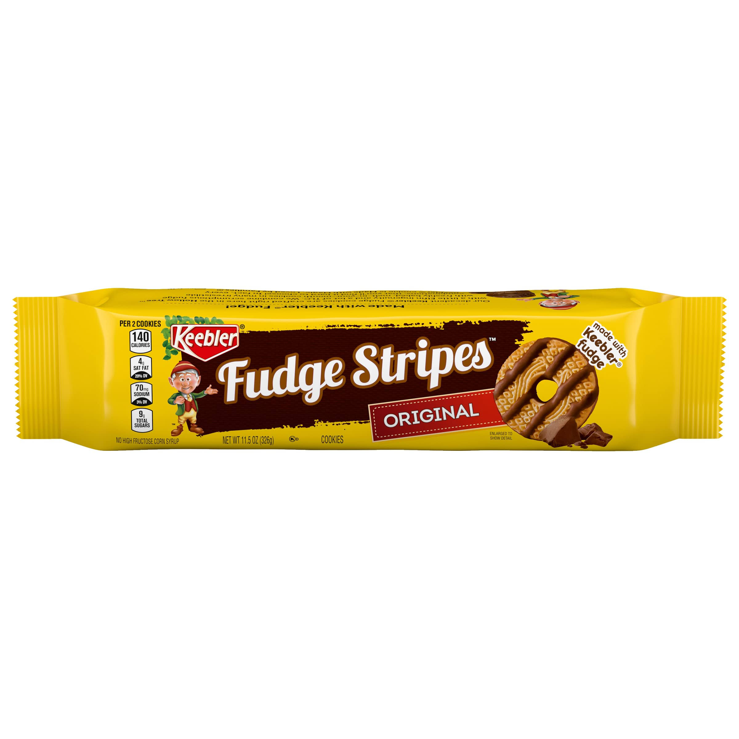 Keebler Cookies, Fudge Stripes, Original - 11.5 oz