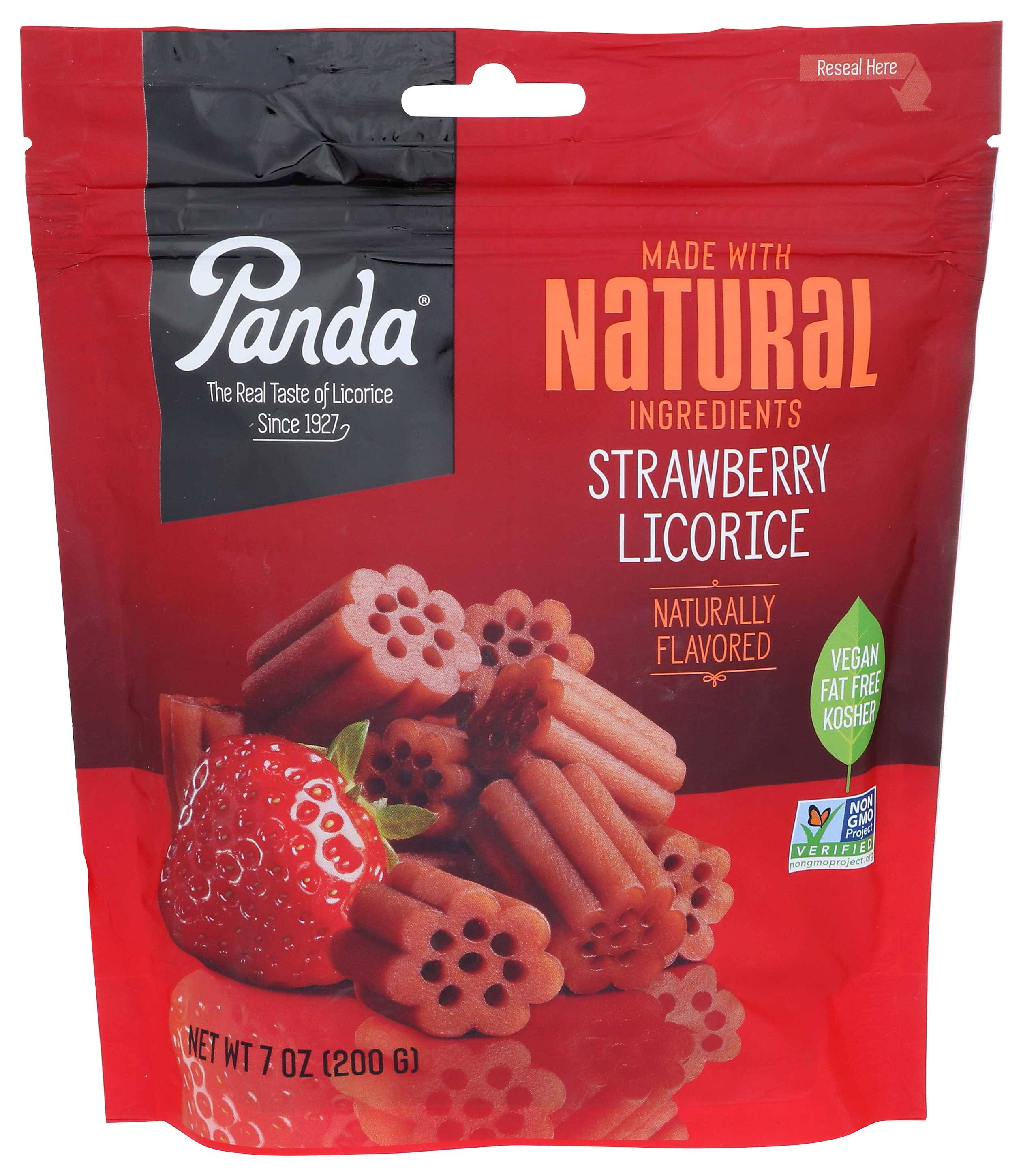 Panda Natural Strawberry Licorice Chews - 17oz
