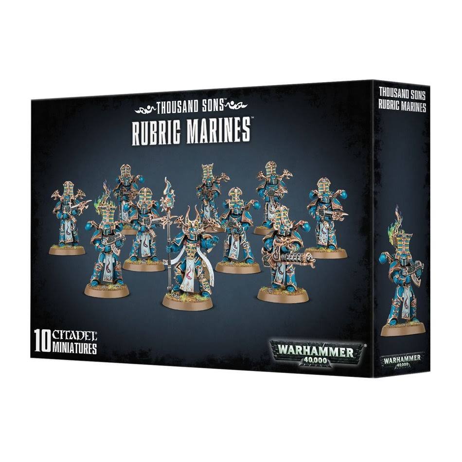 Warhammer 40K Thousand Sons Rubric Marines - 10 miniatures