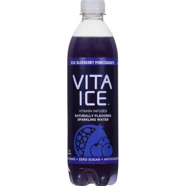 Klarbrunn Vita Ice Sparkling Water, Acai Blueberry Pomegranate - 17 fl oz bottle