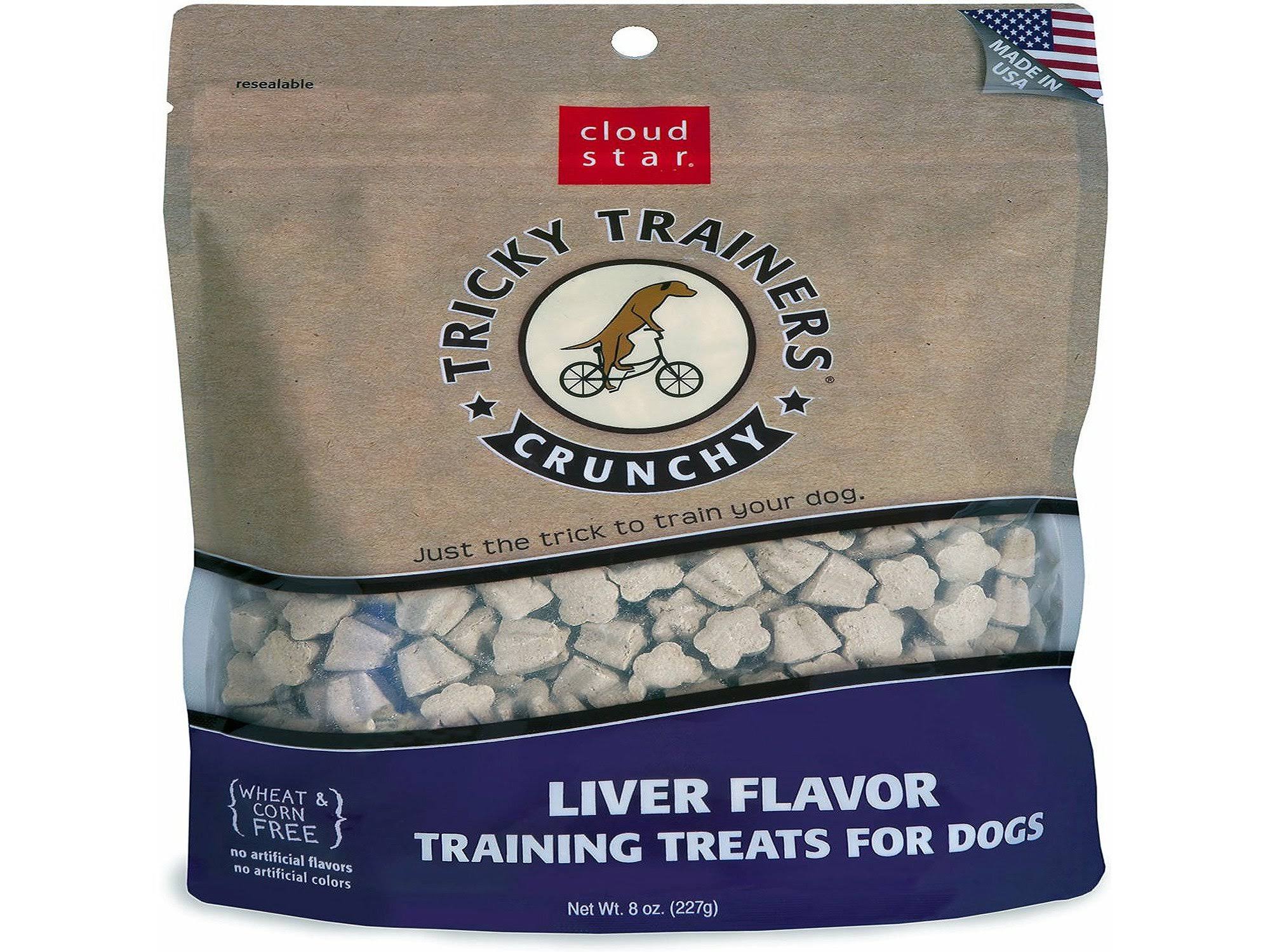 Cloud Star Crunchy Tricky Trainers - Liver, 227g