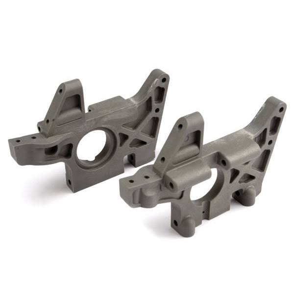 Traxxas 4930r Left And Right Front Bulkheads - Gray